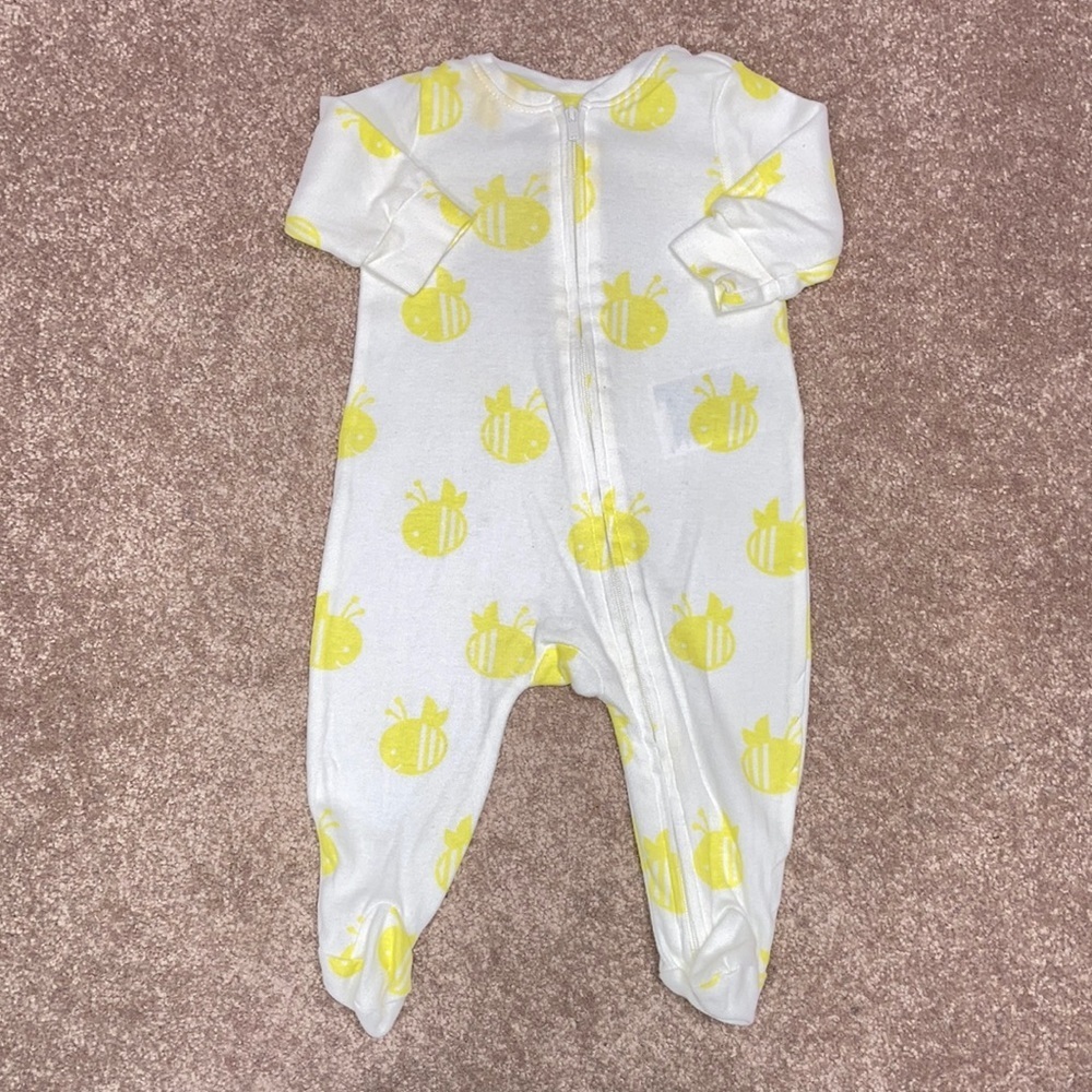5/$20 Gap 0/3 cotton zip bumble bee sleeper